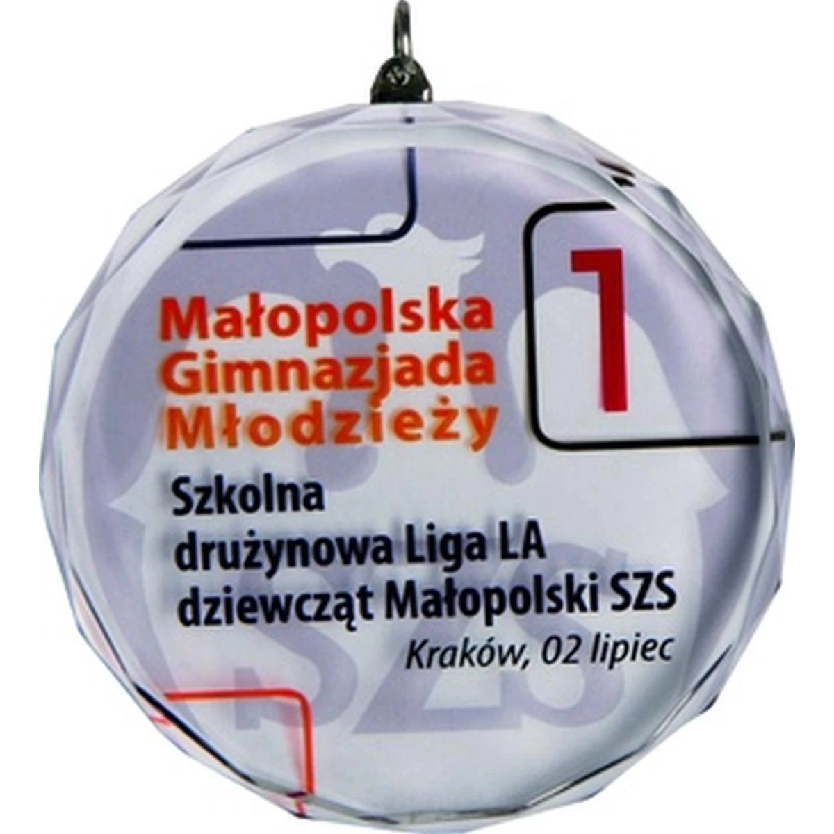 Luxorjet Stiklinis Medalis Su Spalvota Spauda Ir Dėklu