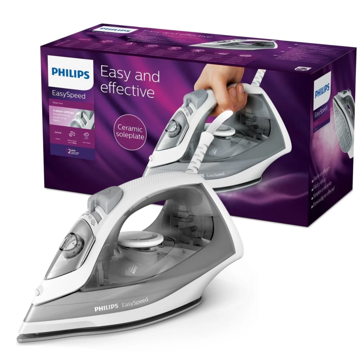 Lygintuvas Philips EasySpeed Steam Iron GC1751