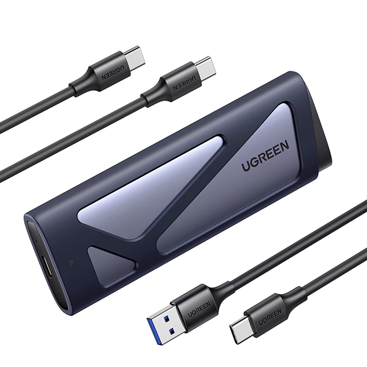 M.2 Nvme/sata Ssd Korpusas - Sidabrinis