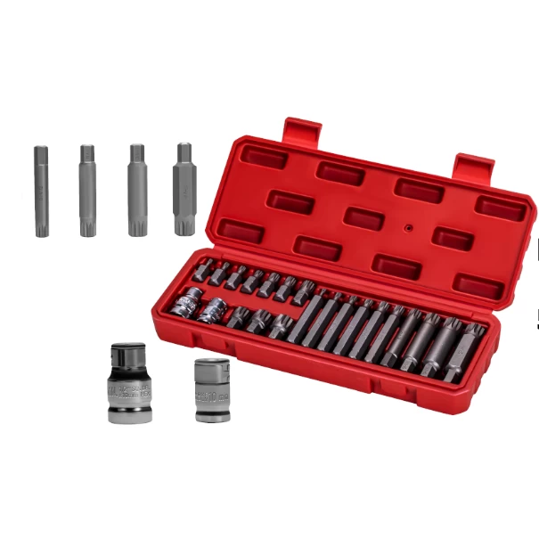 M4-M18 SPLINE antgalių rinkinys, 22 vnt. KD10539