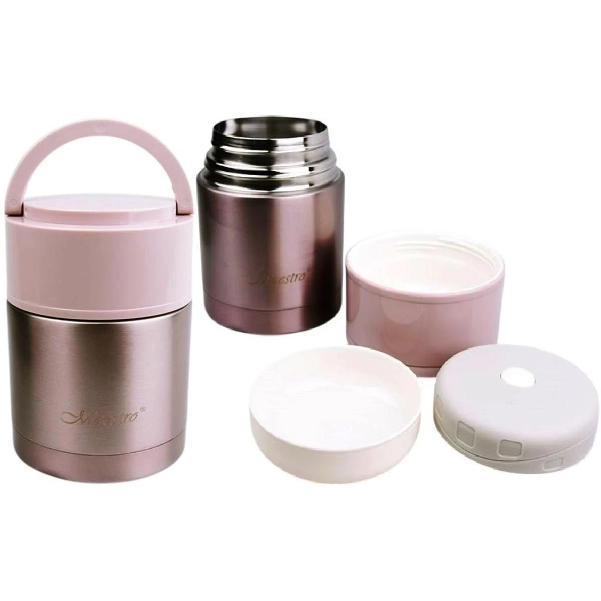 Maestro Pietų Termosas Mr-1636-80 0,6 L Rožinės Spalvos