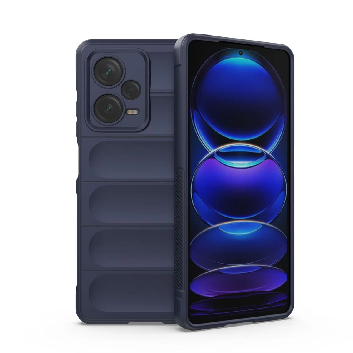 magic Shield Dėklas xiaomi Redmi Note 12 Pro+, Lankstus šarvuotas Mėlynas Dangtelis