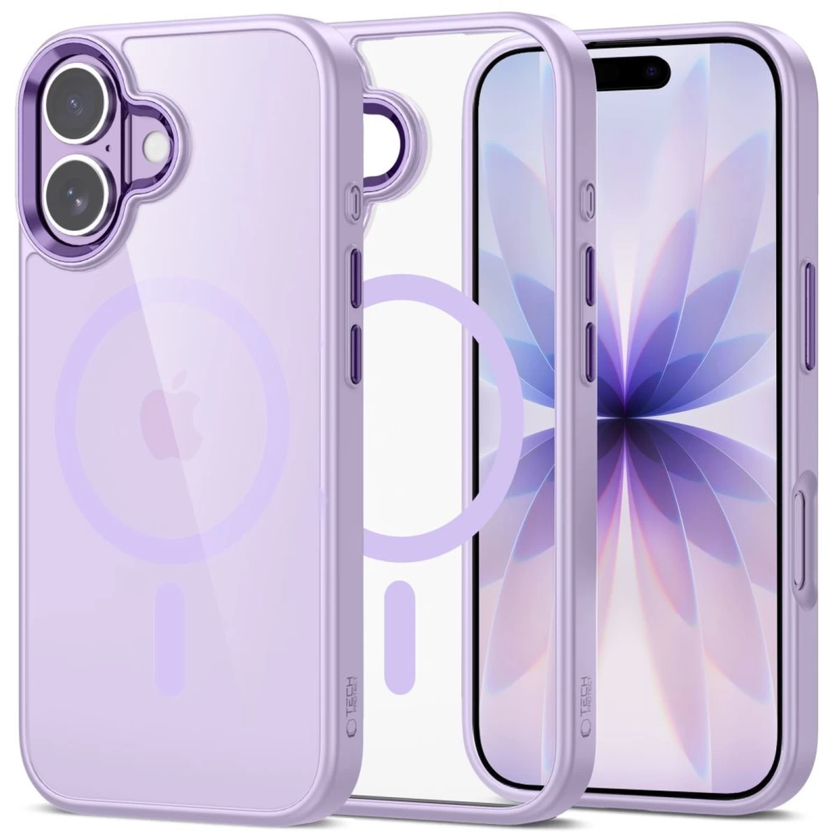 „magmat Magsafe“ Dėklas „iphone 17“ – Permatomas Violetinis