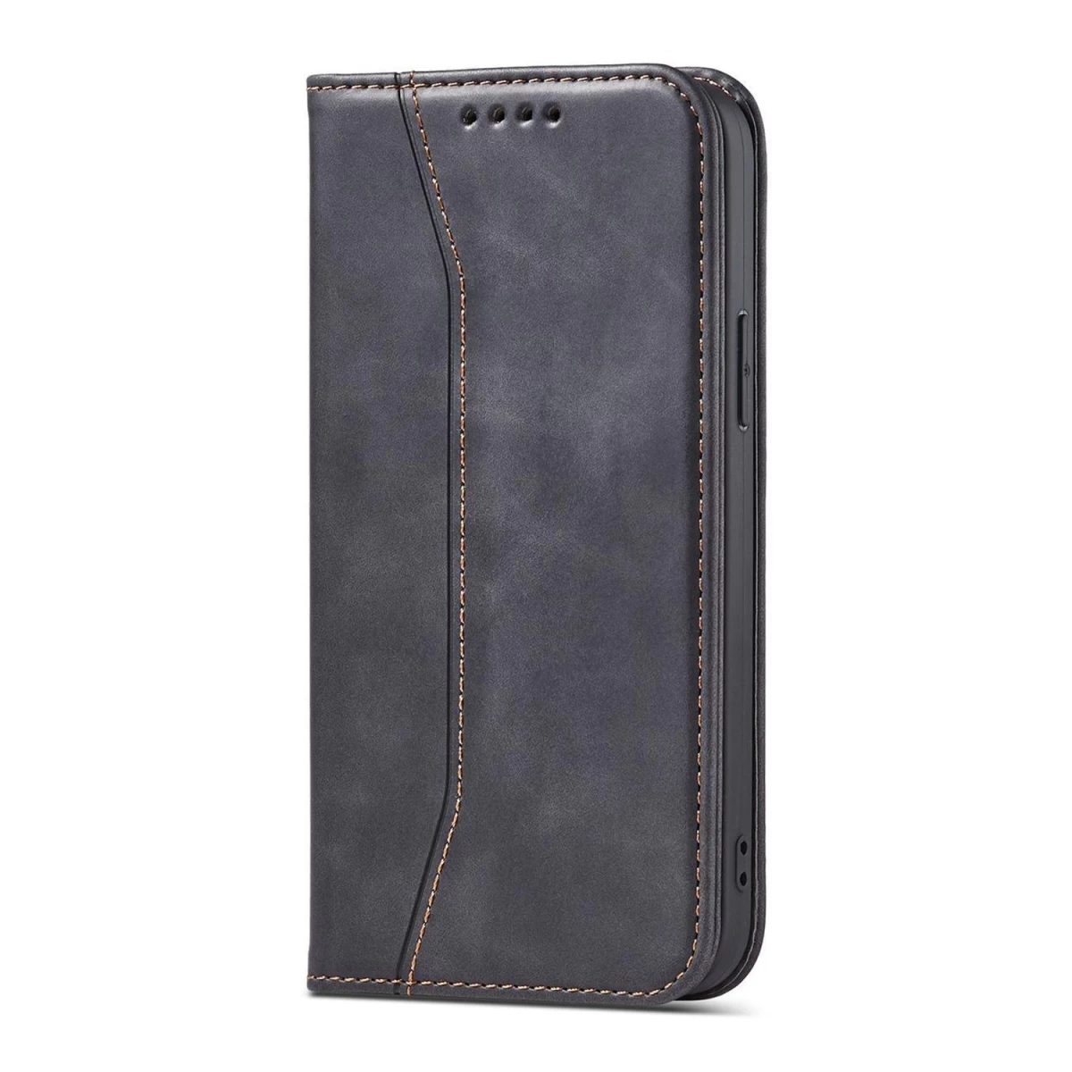 Magnet Fancy Case iphone 14 Pro Dėklas, Apverčiamas Dangtelis, Piniginės Stovas, Juodas
