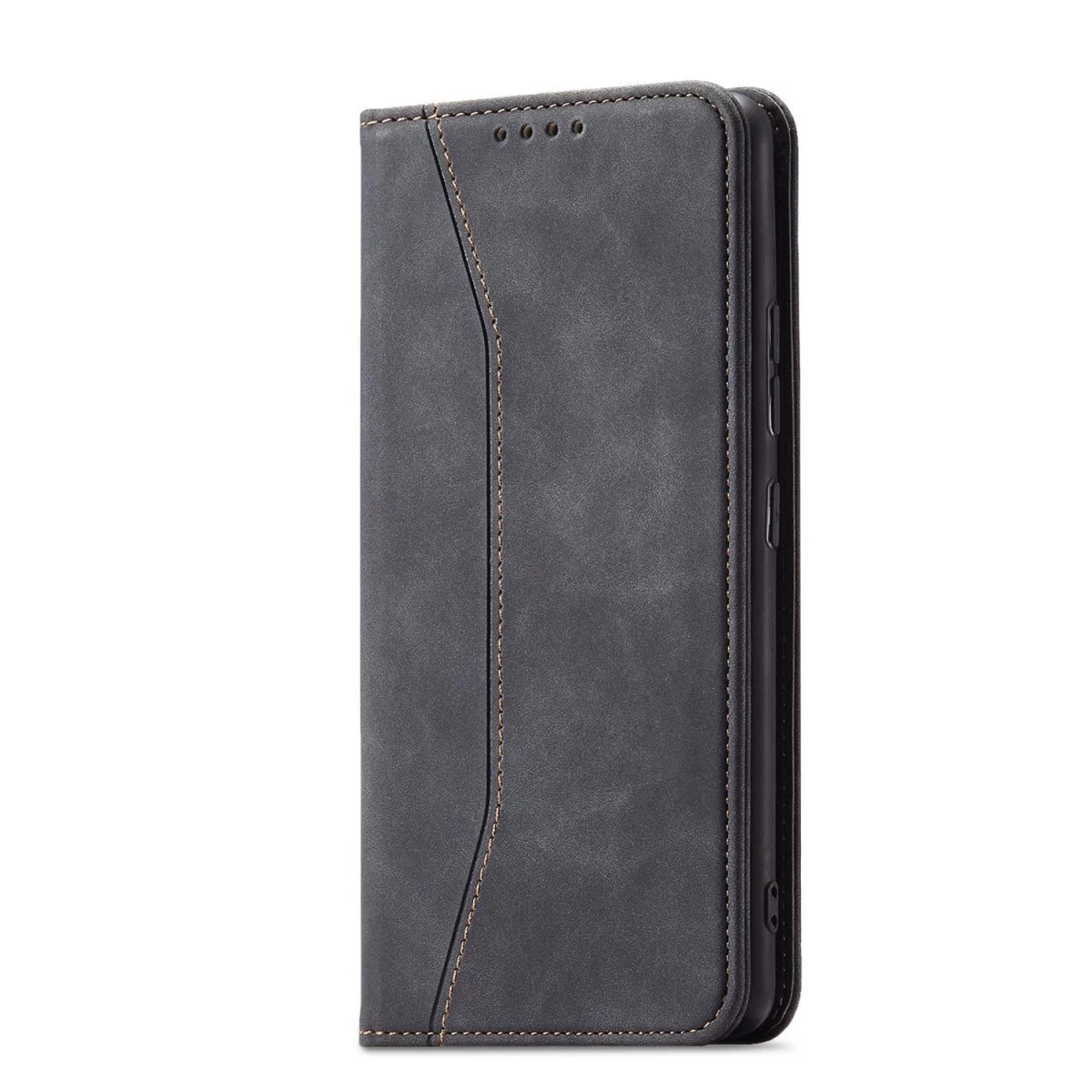 Magnet Fancy Case Samsung Galaxy S23+ Dėklas Su Atvartu, Piniginės Stovas Juodas