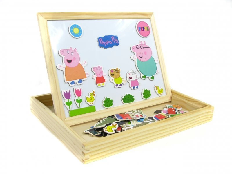 Magnetinė Kreidinė Lenta Peppa Pig Medinė #g2