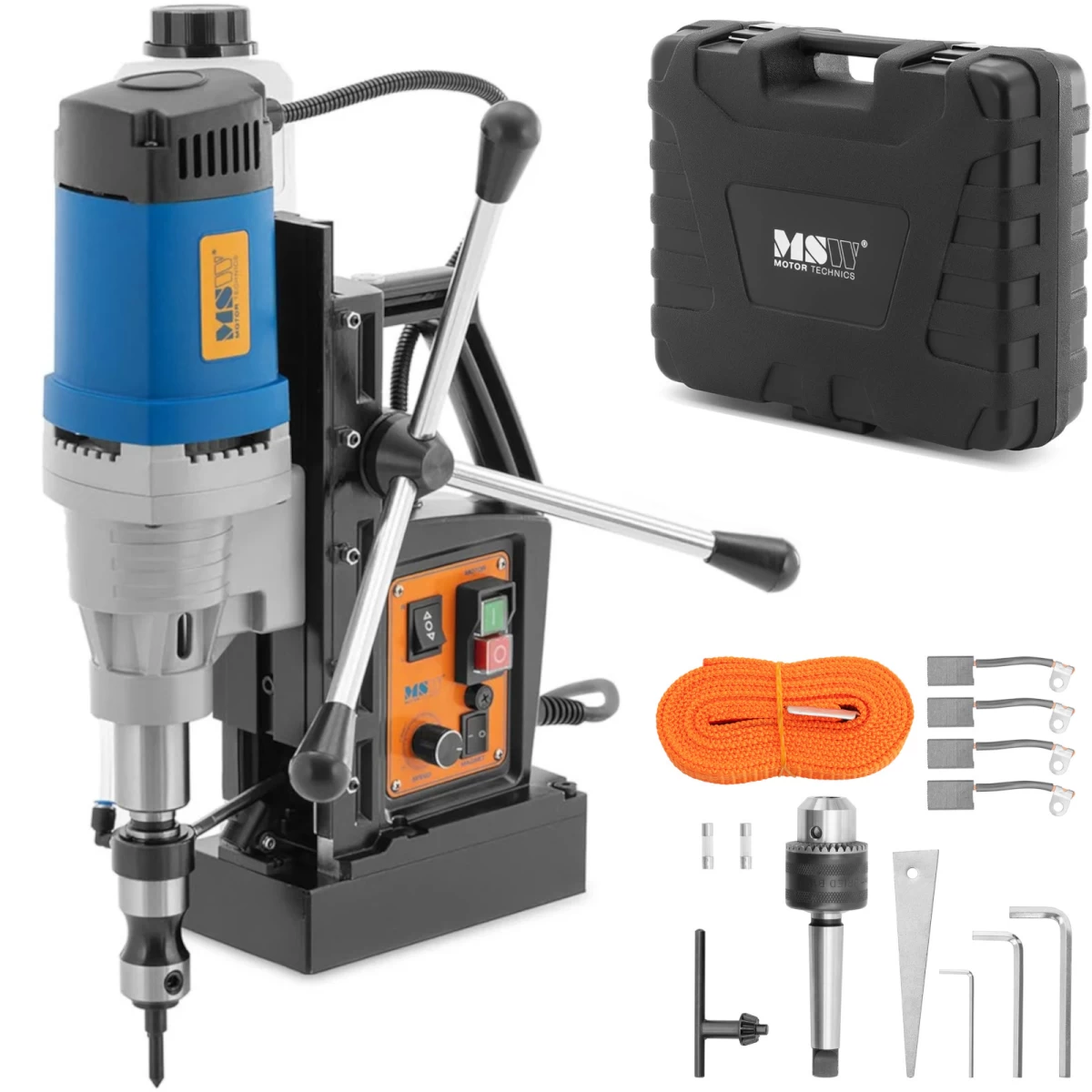Magnetinio Gręžimo Staklės Su Weldon 19 Mm Lazeriniu Laikikliu 395 Aps/min 1680 W