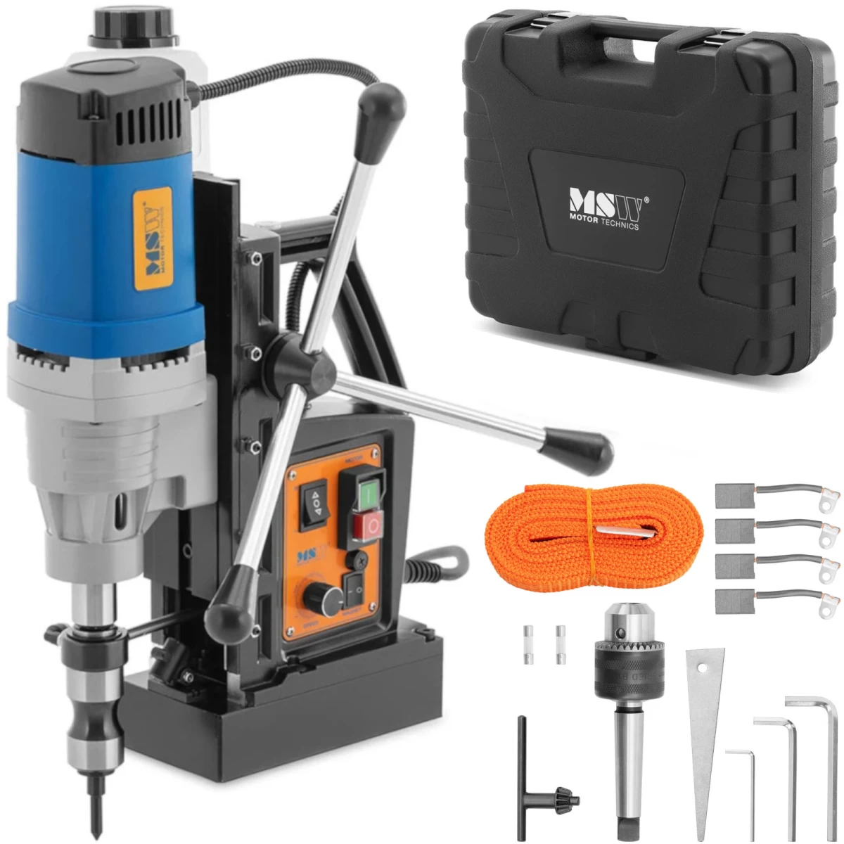 Magnetinio Gręžimo Staklės Su Weldon 19 Mm Lazeriniu Laikikliu 475 Aps/min 1300 W