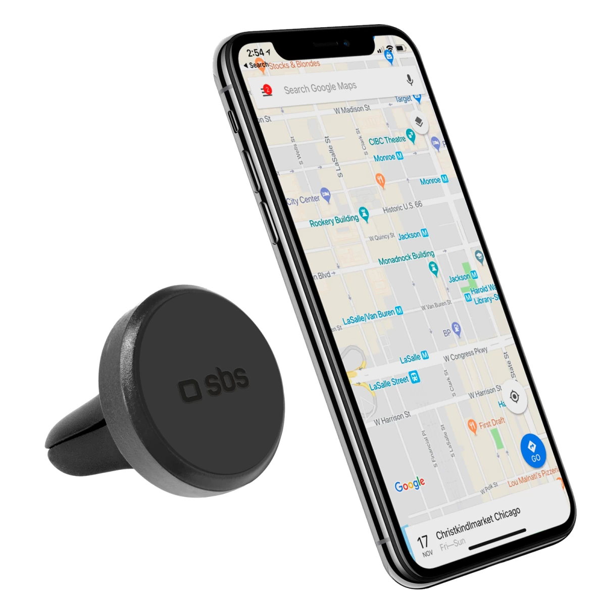 Magnetinis 33 Mm Skersmens Išmaniųjų Telefonų Automobilinis Laikiklis Ventiliacijos Grotelėms - Juodas Magnetinis 33 Mm Skersmens Išmaniųjų Telefonų Automobilinis Laikiklis Ventiliacijos Grotelėms - Juodas