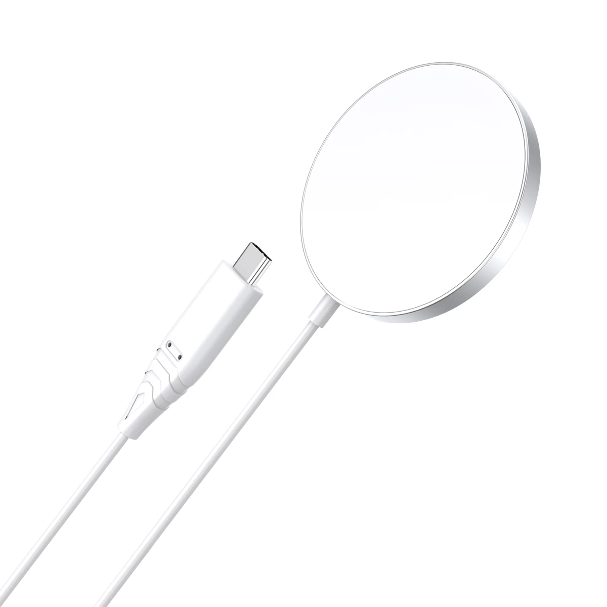 Magnetinis Belaidis įkroviklis 15w Magsafe Iphone 12/13/14, Baltas