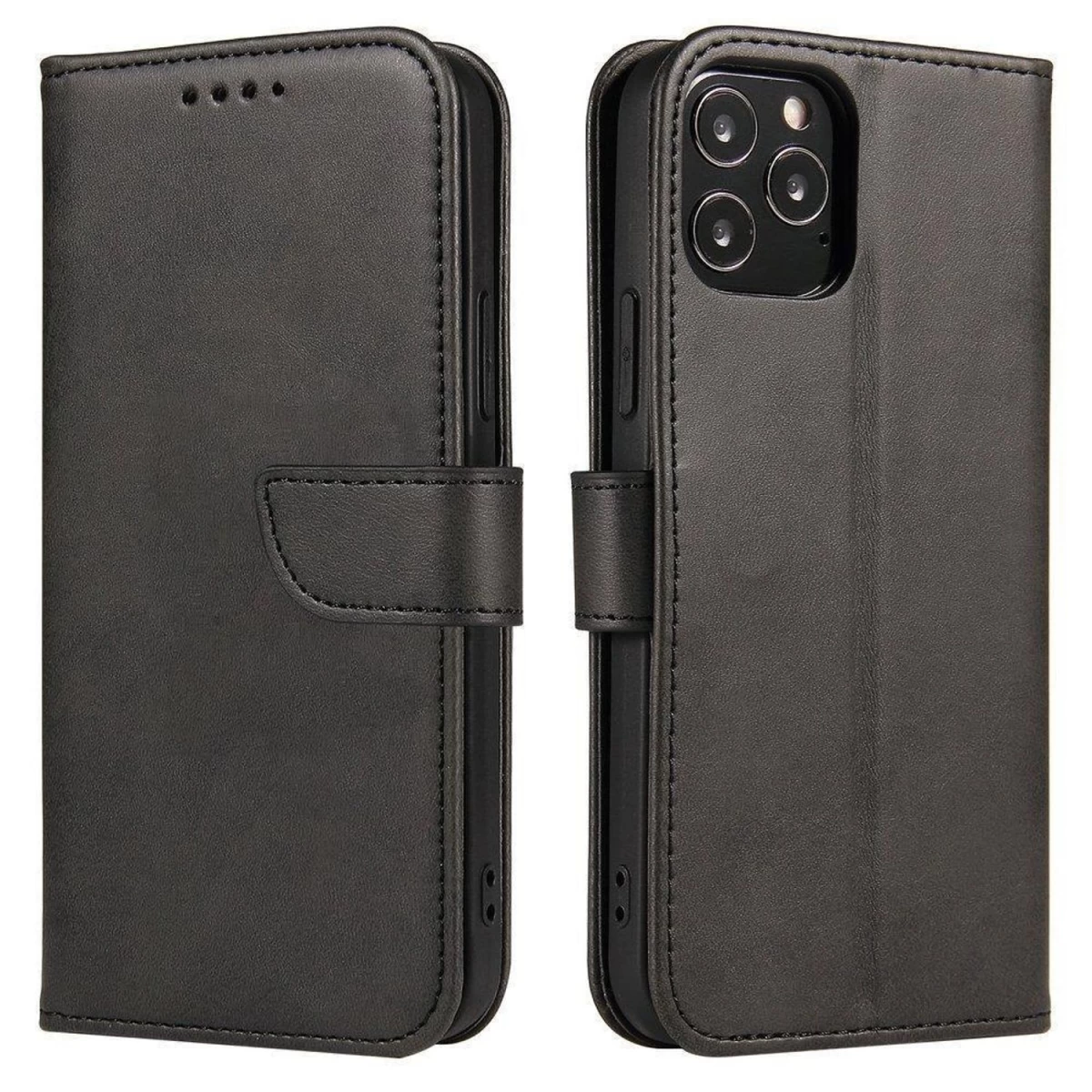 Magnetinis Dėklas Elegantiškas Dėklas Su Atvartu Ir Stovo Funkcija, Skirtas samsung Galaxy A73, Juodas Magnetinis Dėklas Elegantiškas Dėklas Su Atvartu Ir Stovo Funkcija, Skirtas samsung Galaxy A73, Juodas
