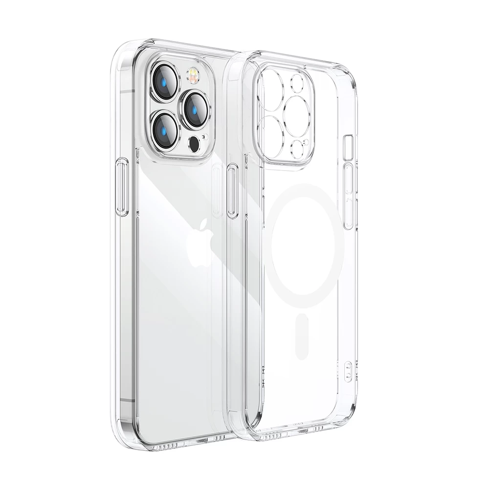 Magnetinis Dėklas Iphone 14 Pro Magsafe 14d Magnetic Case Skaidrus