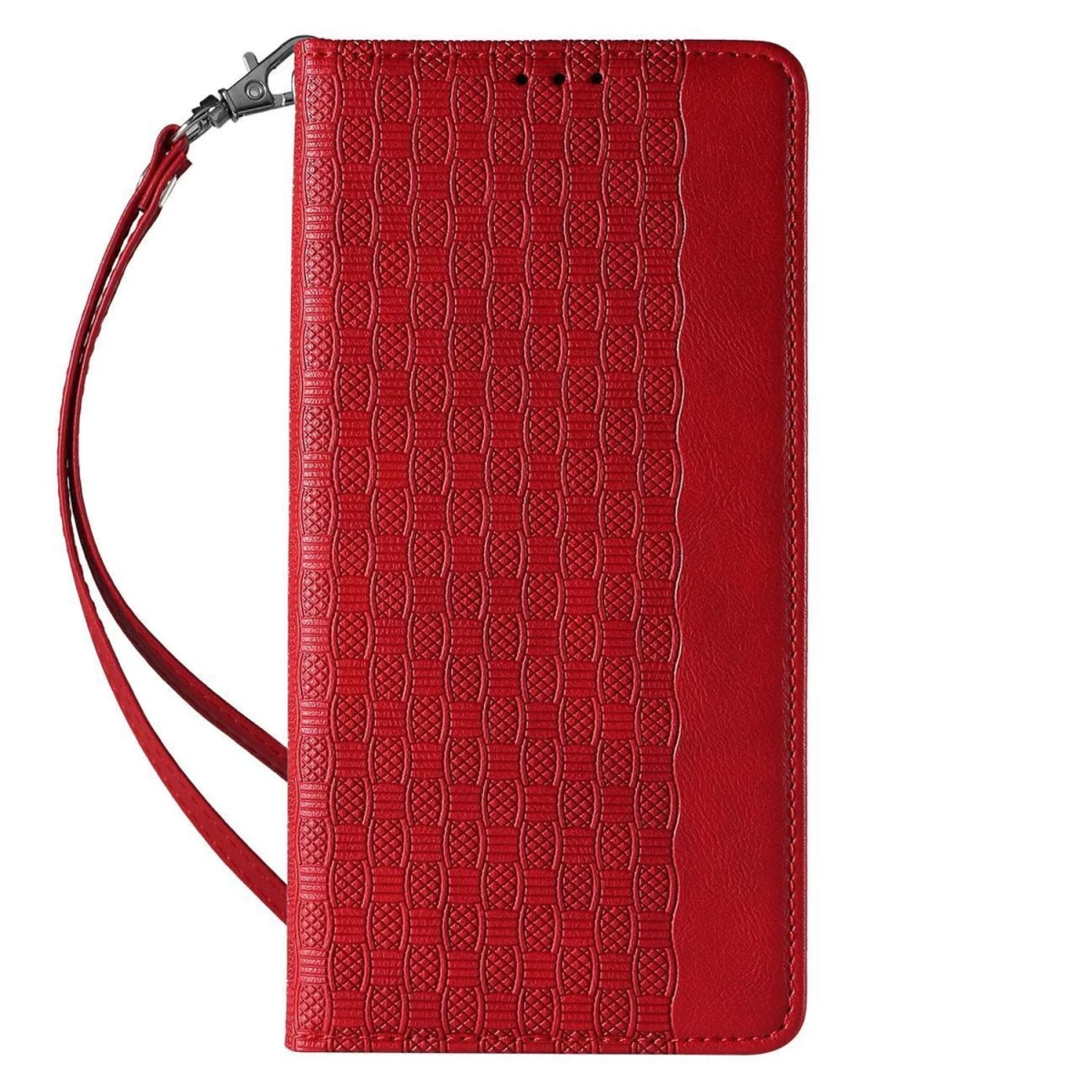 Magnetinis Dirželio Dėklas iphone 14 Plus Apverčiamam Piniginės Dangteliui Su Mini Dirželio Stovu Raudonas Magnetinis Dirželio Dėklas iphone 14 Plus Apverčiamam Piniginės Dangteliui Su Mini Dirželio Stovu Raudonas