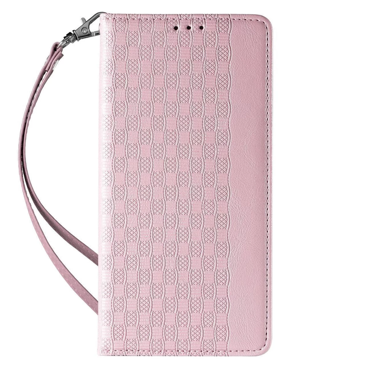 Magnetinis Dirželis Dėklas Samsung Galaxy S23+ Apverčiamasis Dangtelis, Piniginė, Mini Lanyard Stovas, Rožinės Spalvos Magnetinis Dirželis Dėklas Samsung Galaxy S23+ Apverčiamasis Dangtelis, Piniginė, Mini Lanyard Stovas, Rožinės Spalvos