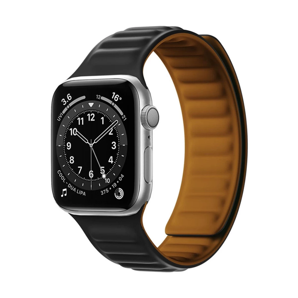 Magnetinis Dirželis Laikrodžiui Watch 7/8/9 41 Mm Magnetinė Apyrankė Juoda