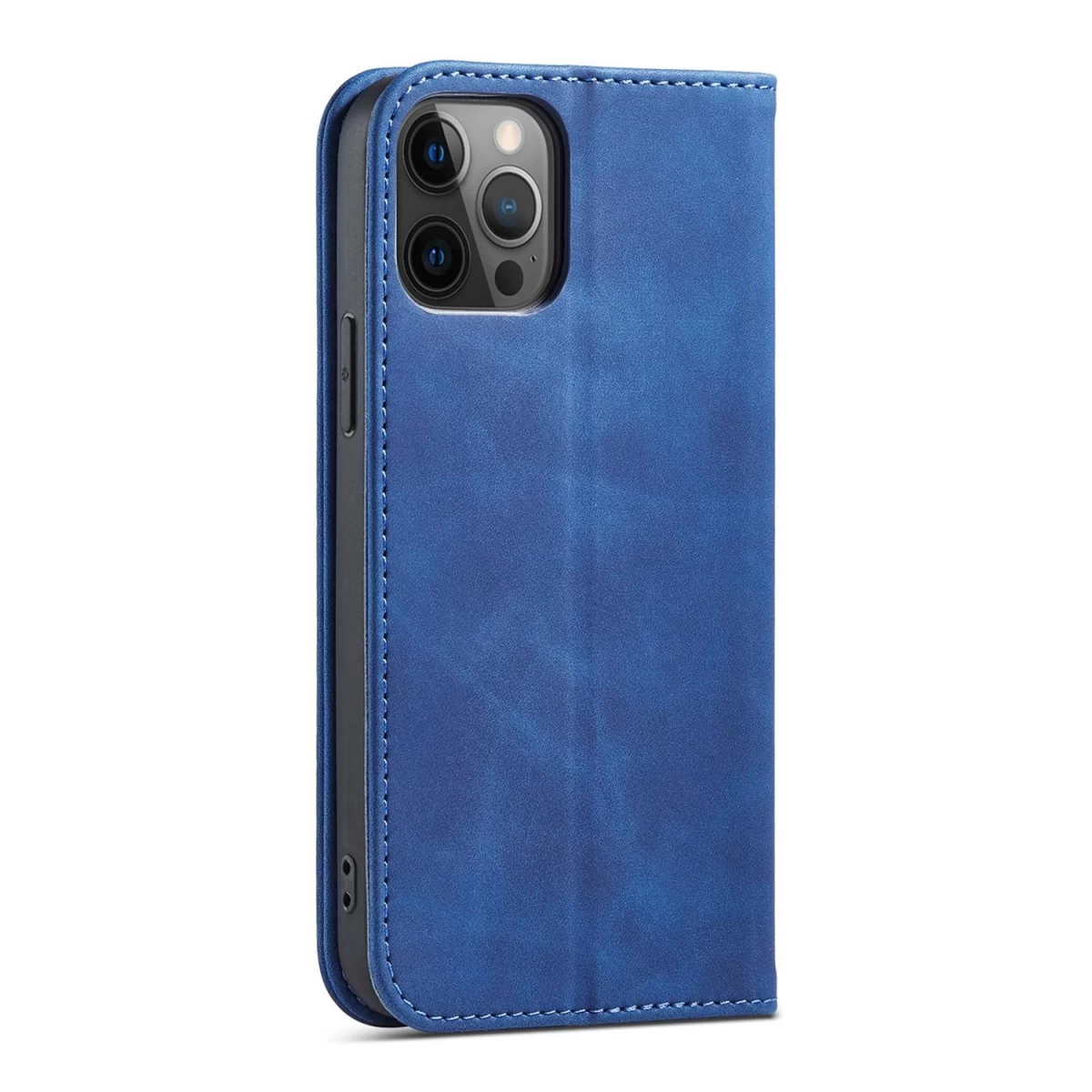 Magnetinis fancy Dėklas iphone 12 Pro Max Kortelių Laikiklis Mėlynas