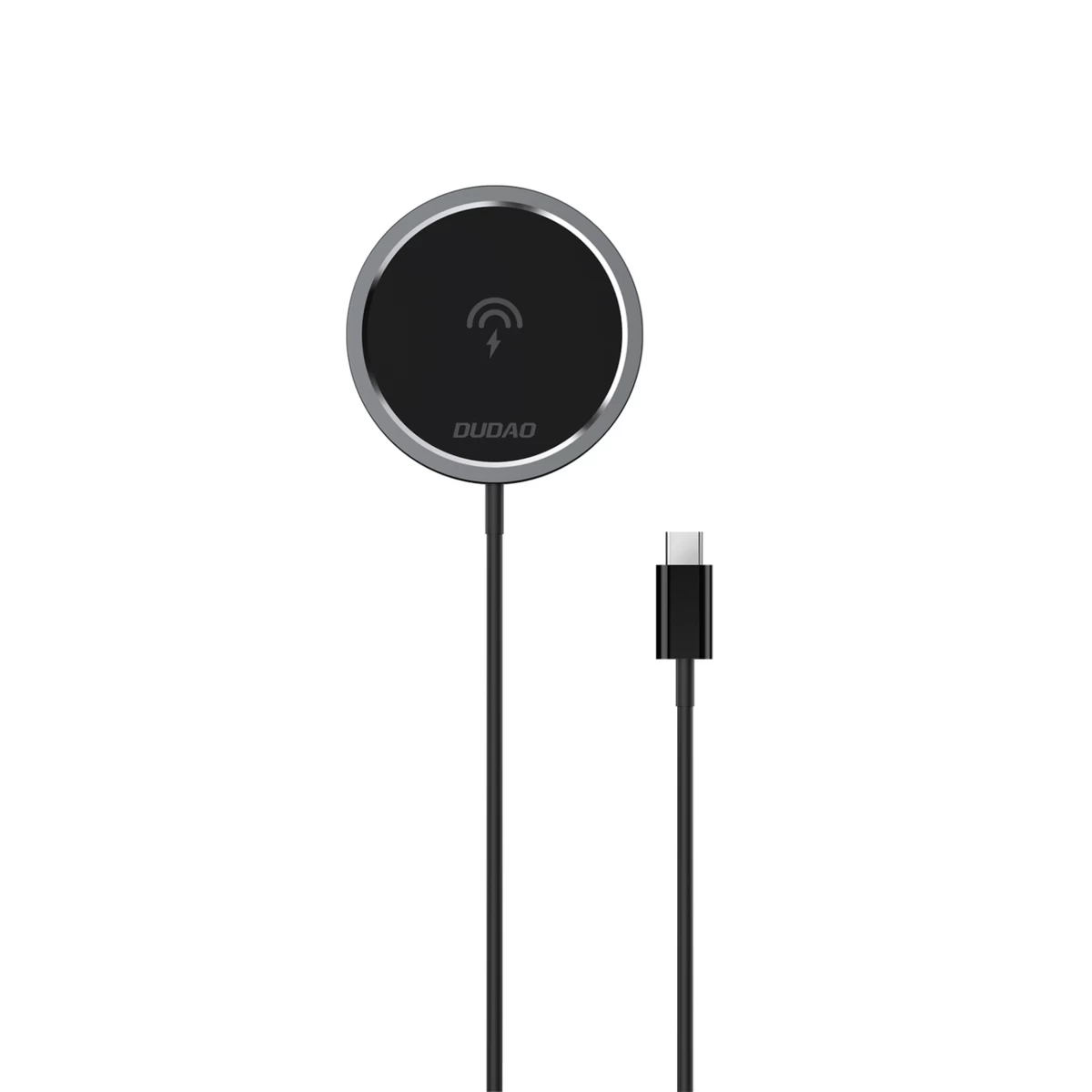 Magnetinis Indukcinis įkroviklis Mobiliajam Telefonui Magsafe 15w Juodas