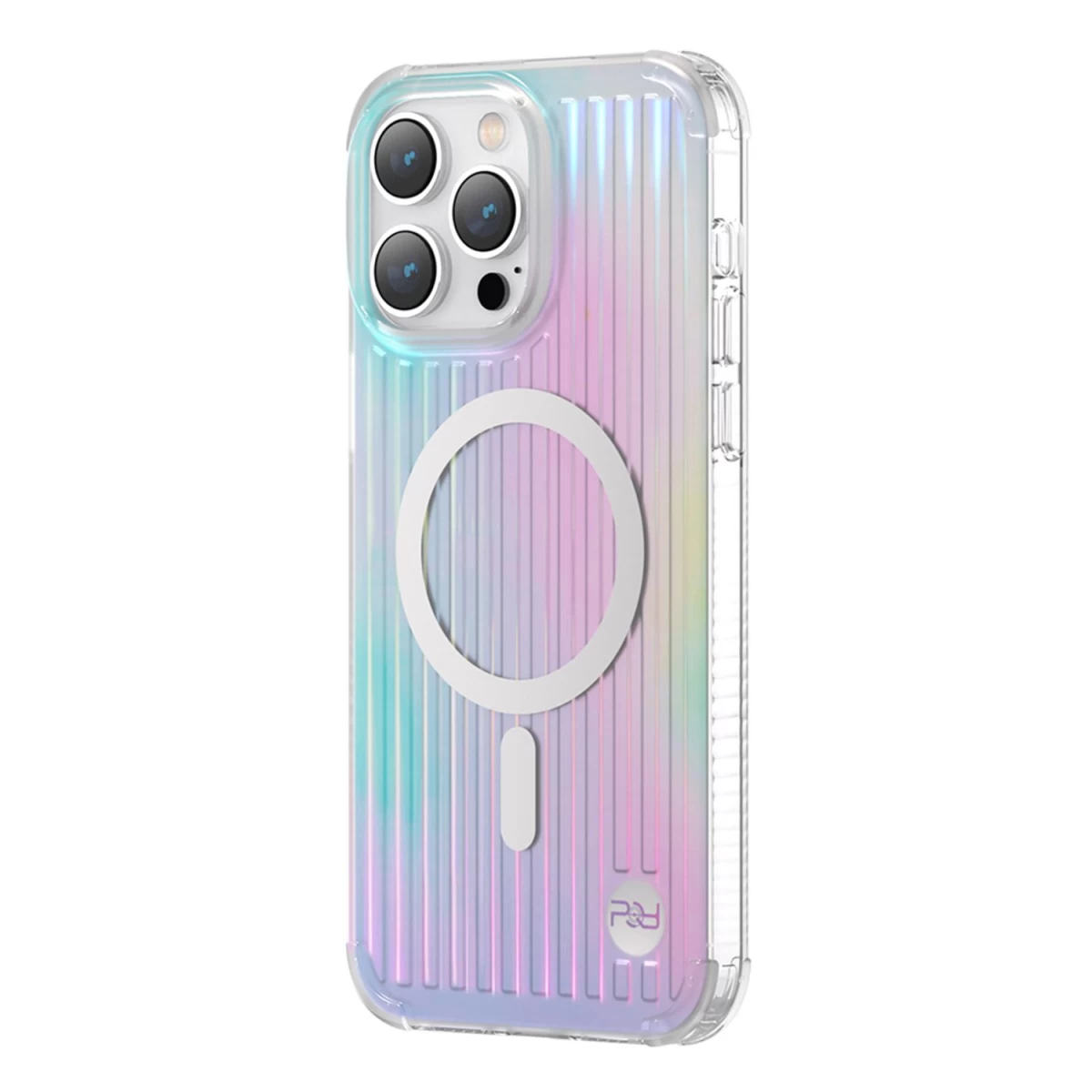 Magnetinis iphone 14 Plus Dėklas Magsafe Pqy Go Out Series Lazerio Spalvos
