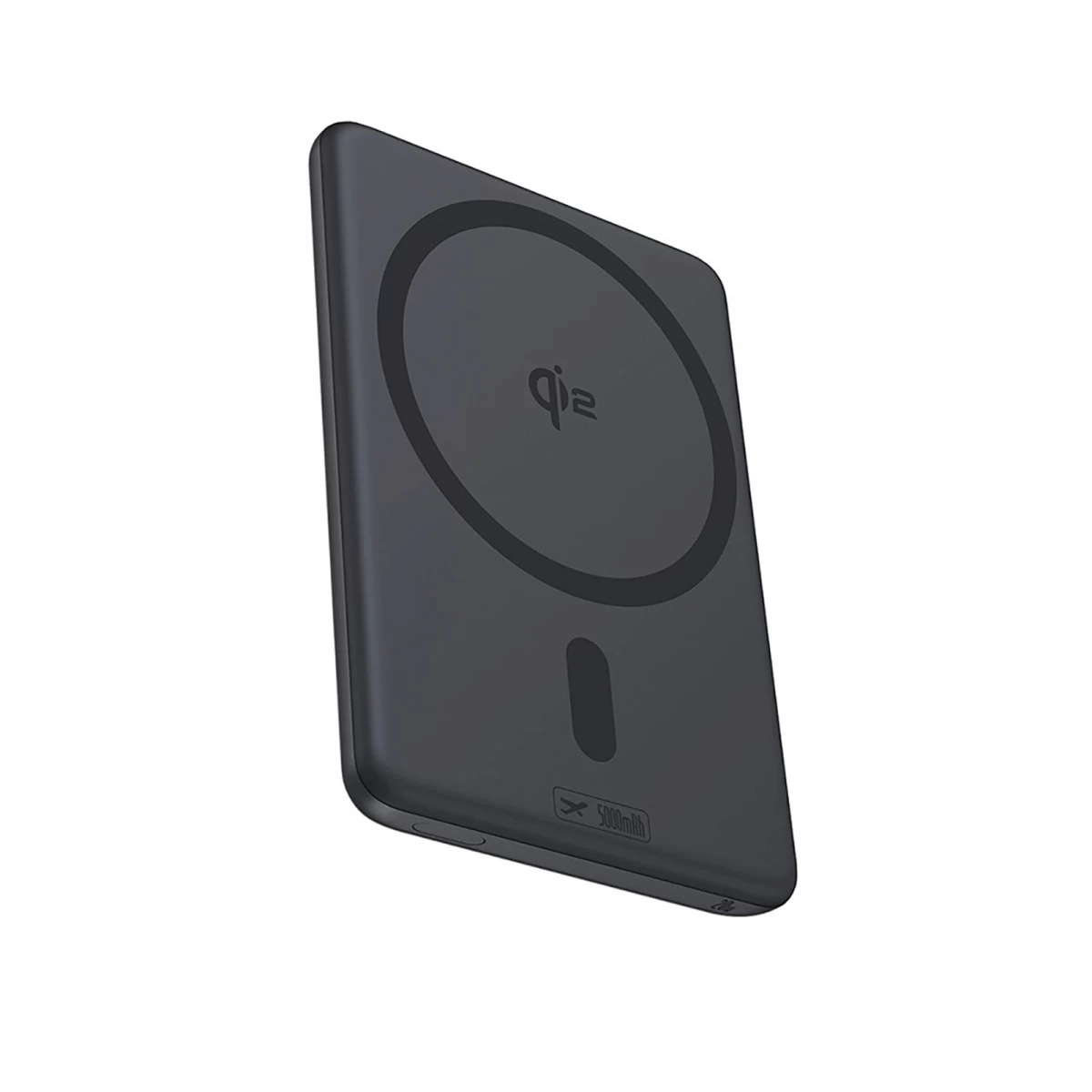 Magnetinis Išorinis Akumuliatorius „picogo Am31 Qi2“, 5000 Mah, 20 W, Su Laikikliu Ir „usb-c Magsafe“ Laidu – Juodas