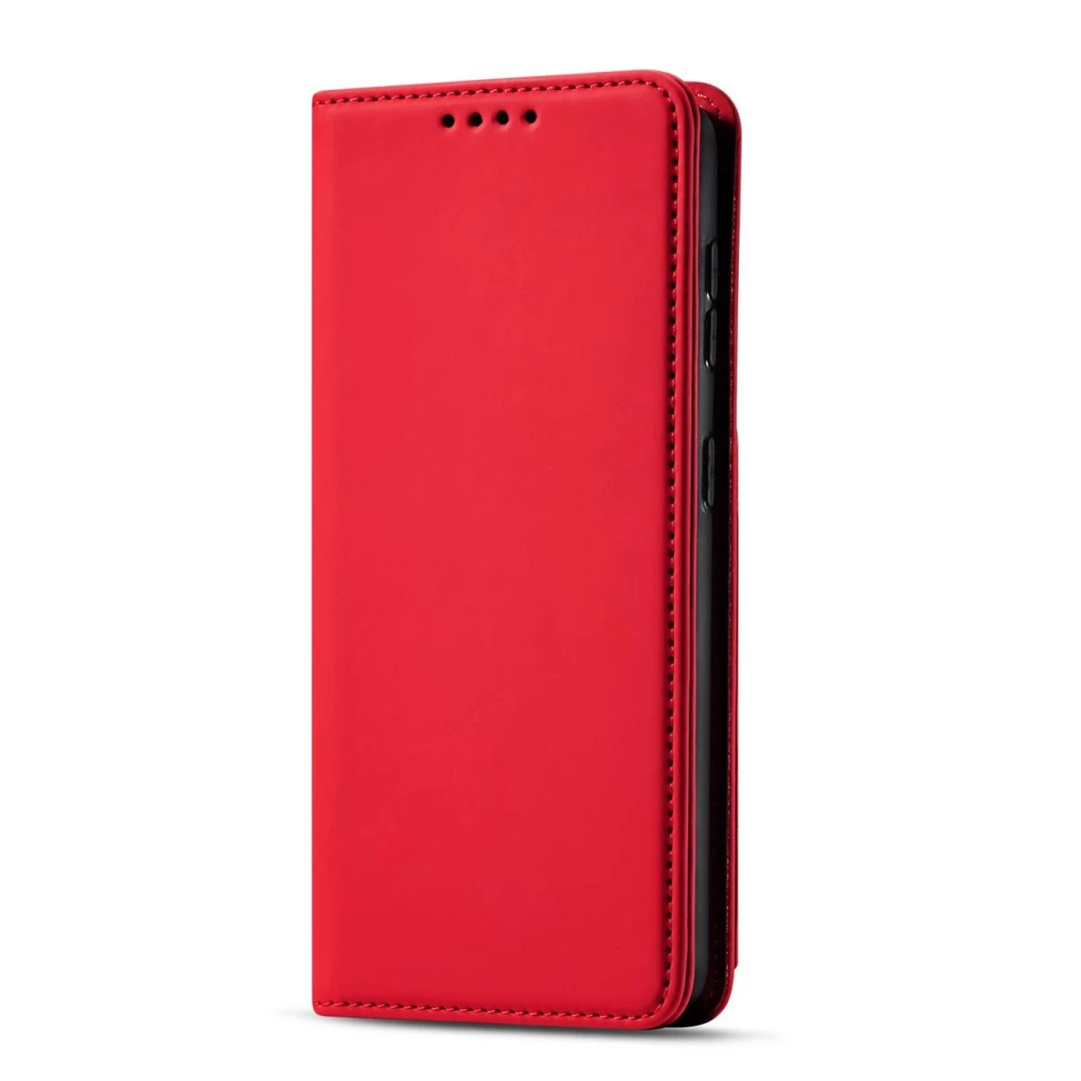 Magnetinis Kortelių Dėklas samsung Galaxy S22+ (s22 Plus) Kortelių Laikiklis Raudonas