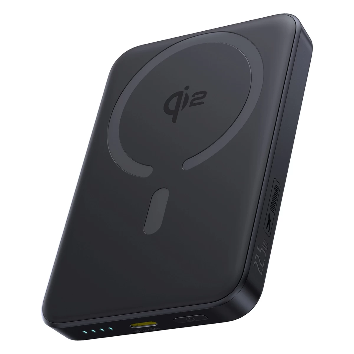 Magnetinis powerbank 10000 Mah 22,5 W enerfill Fm12 Su Usb-c Kabeliu magsafe Qi2 - Juodas