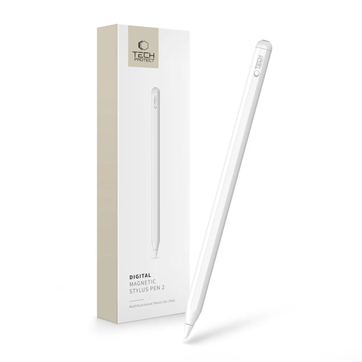 Magnetinis Rašiklis Planšetiniam Kompiuteriui „ipad“ „digital Magnetic Stylus Pen 2“ – Baltas