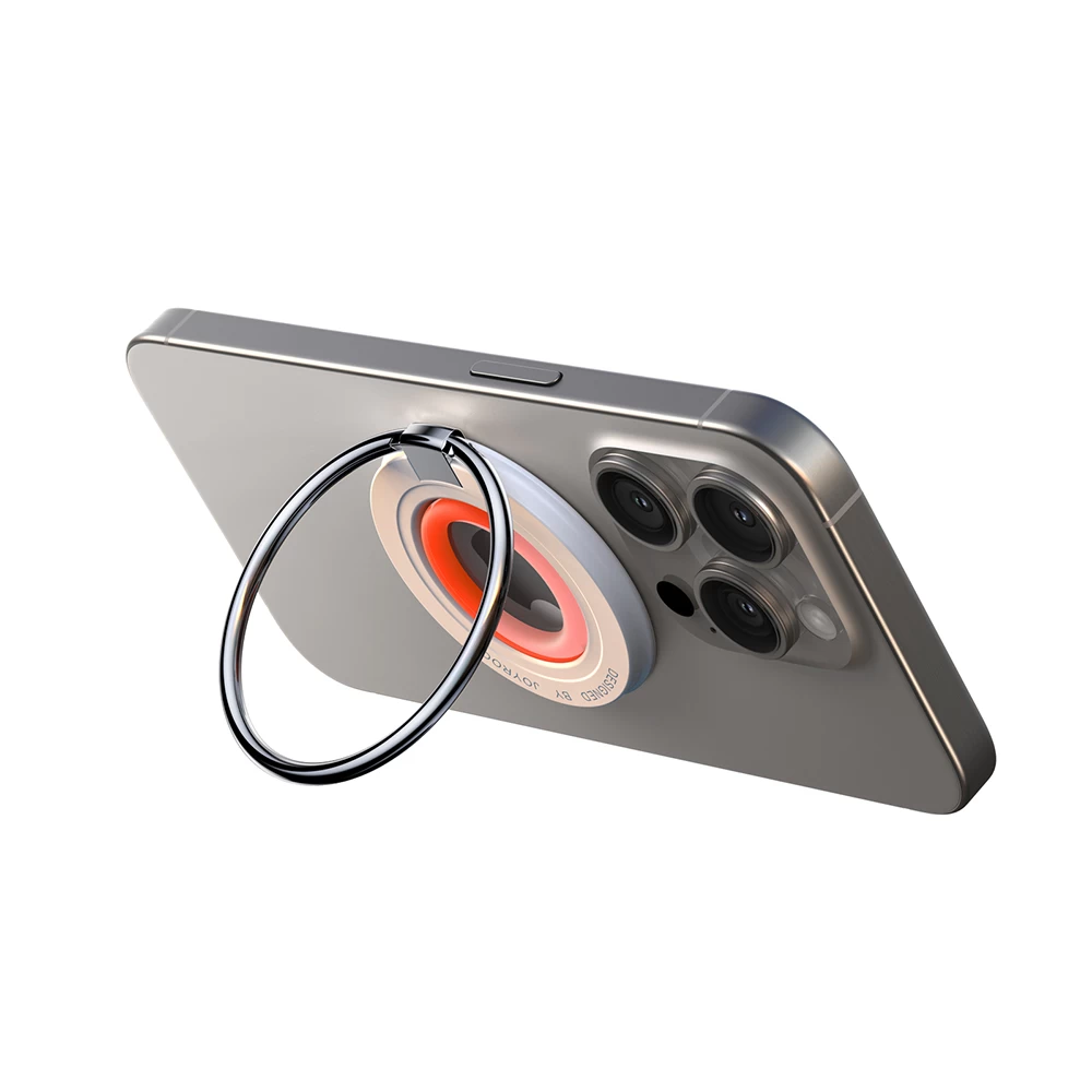 Magnetinis Telefono Laikiklis Magsafe Piršto žiedas Oranžinis