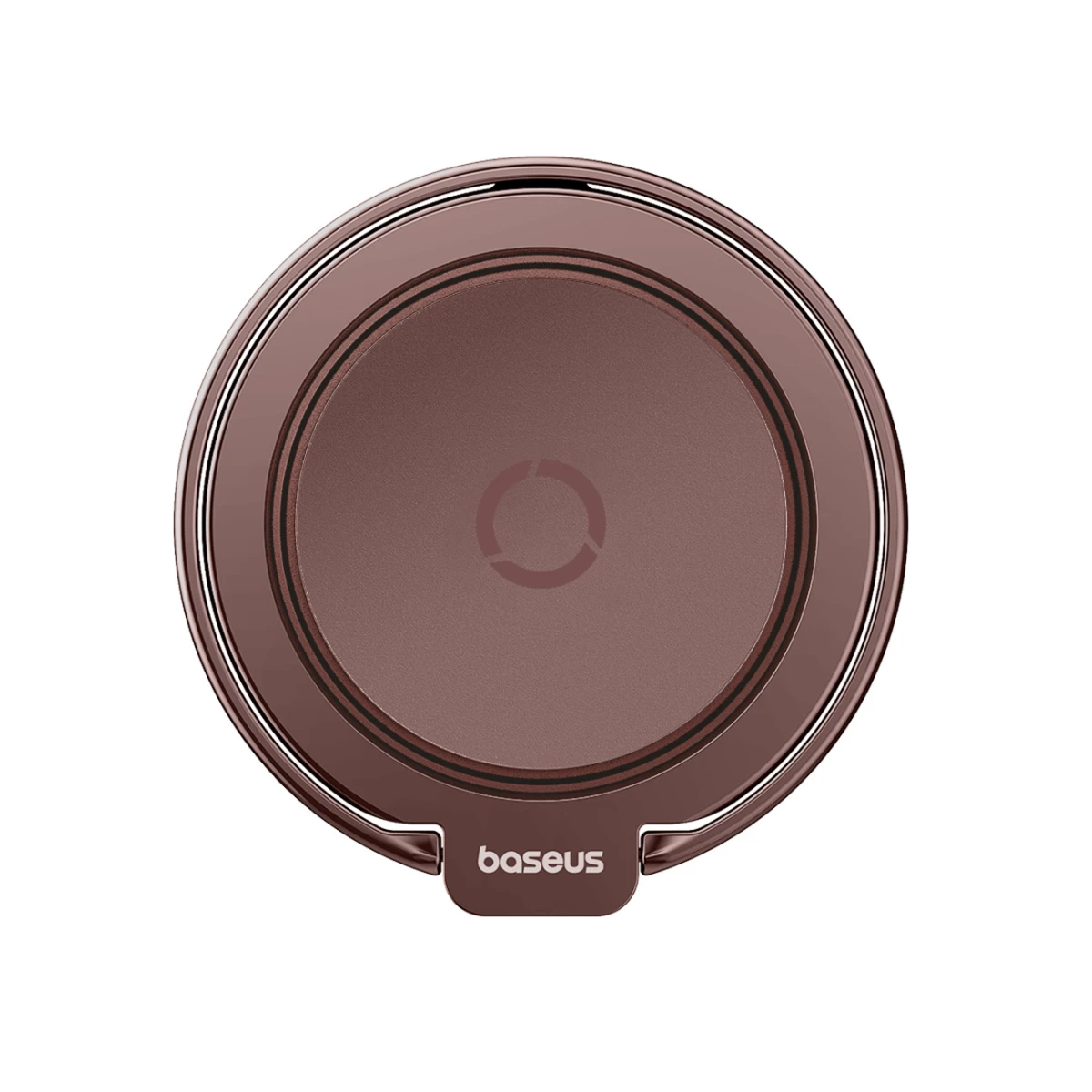 Magnetinis žiedo Laikiklis Išmaniesiems Telefonams Su Stovo Funkcija - Raudonas Auksas