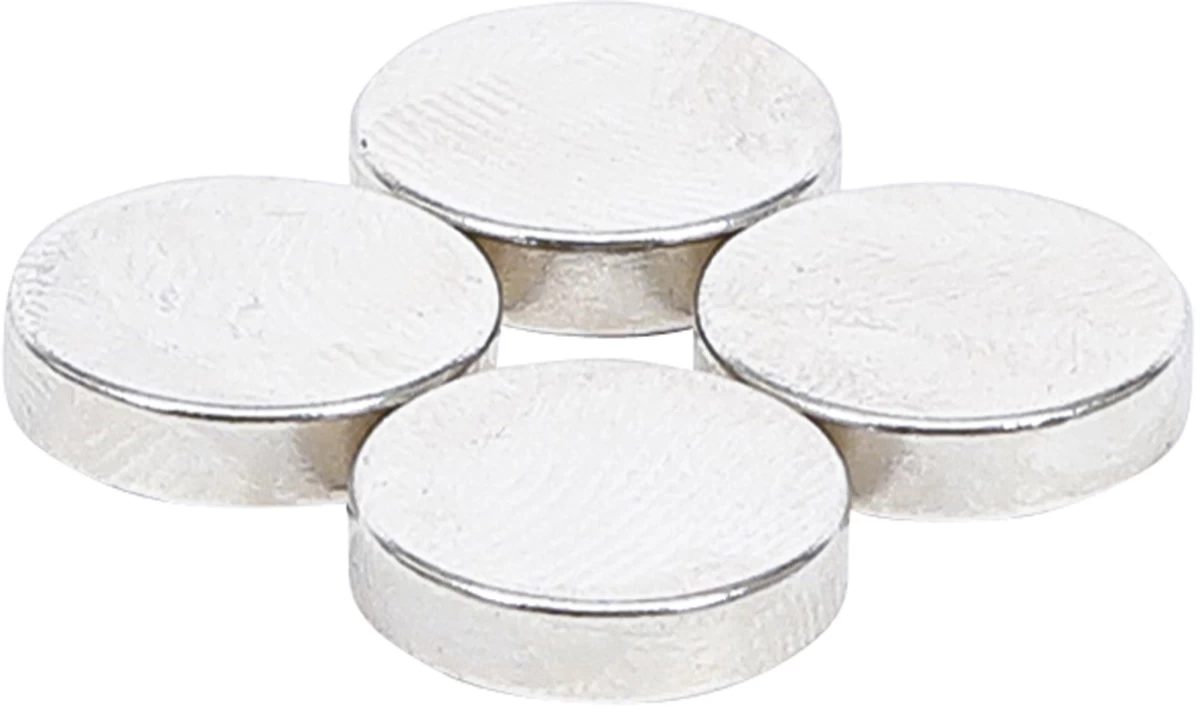 Magnetų rinkinys | ypač stiprūs | Ø 12 mm | 4 vnt. (79909)