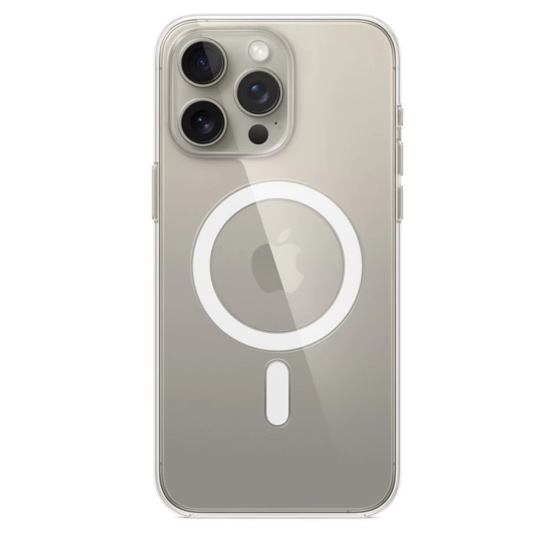magsafe Dėklas iphone 15 Pro Max - Skaidrus