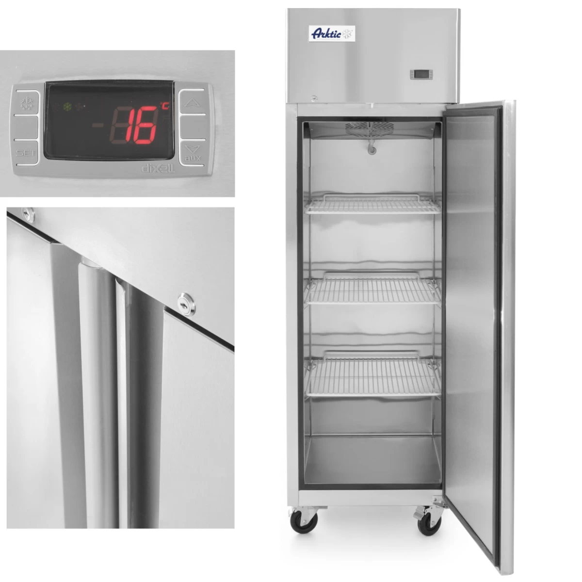Maisto Produktų šaldiklis, 1 Durų profi Line 410l - Hendi 233115