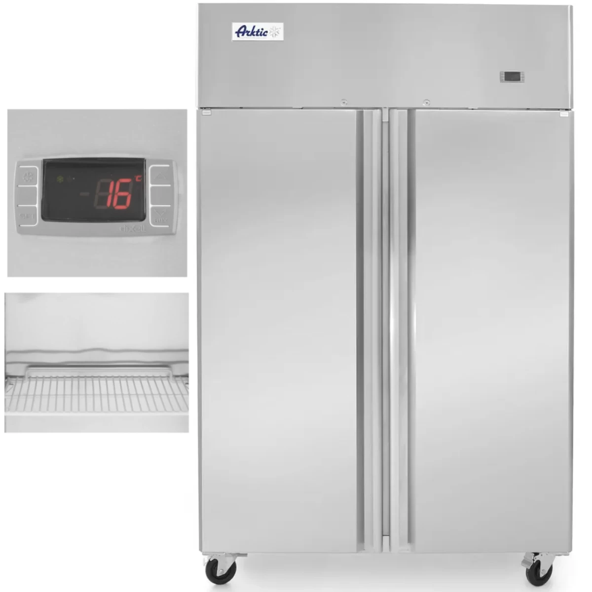 Maisto Produktų šaldiklis, 2 Durų profi Line 900l - Hendi 233139