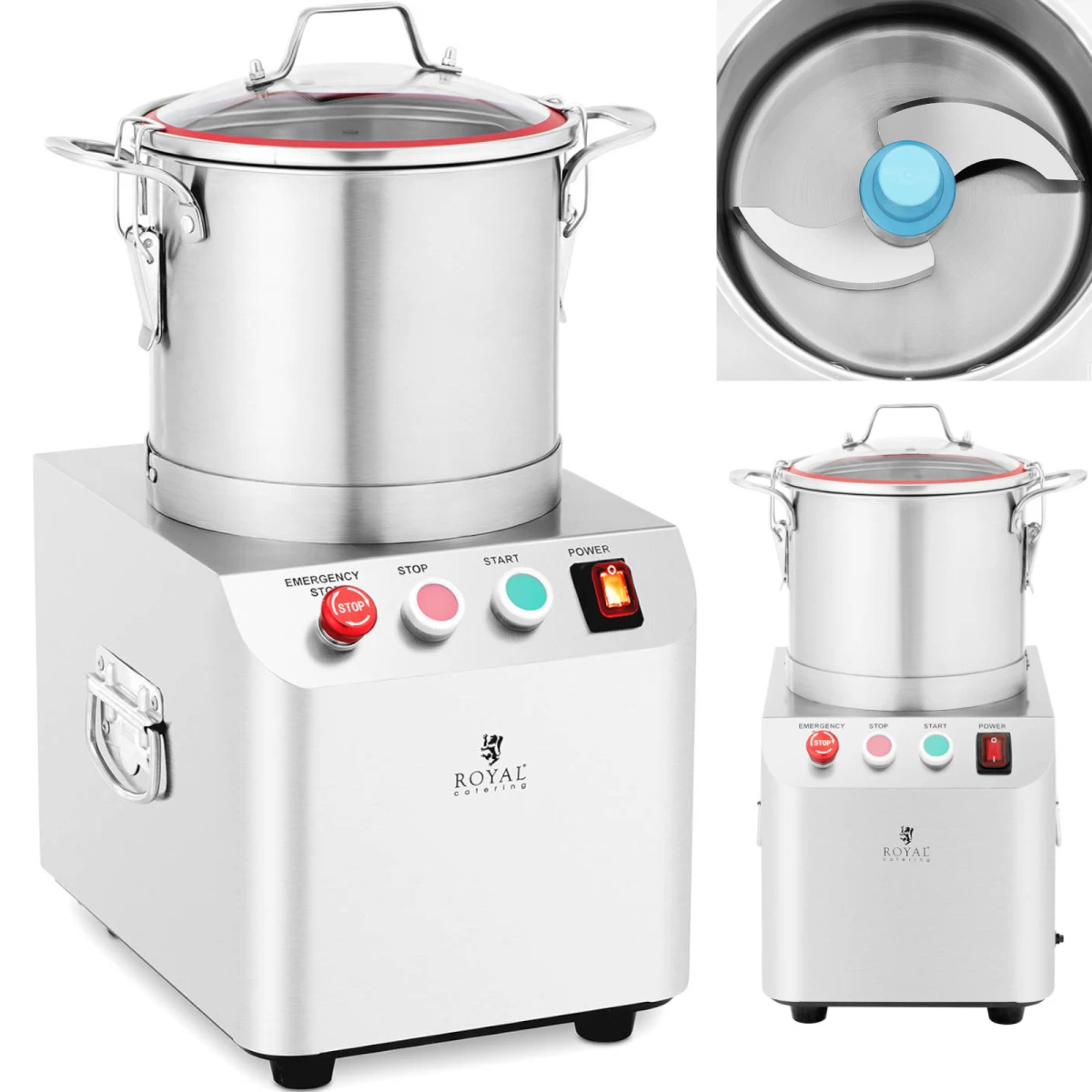 Maisto Smulkintuvas Mėsai Smulkinti, Mėsai Pjaustyti, Daržovėms Pjaustyti 1400 Aps/min 6 L 550 W Maisto Smulkintuvas Mėsai Smulkinti, Mėsai Pjaustyti, Daržovėms Pjaustyti 1400 Aps/min 6 L 550 W