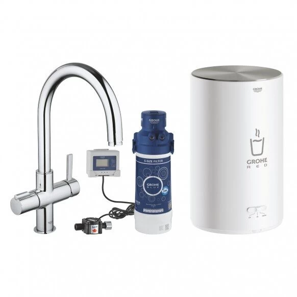 Maišytuvas ir M dydžio boileris Grohe Red Basic Duo, 30320000
