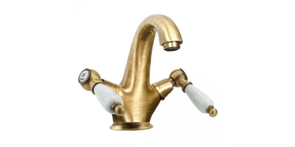 Maišytuvas praustuvui Fiore COLONIALE sendinta bronza, 02ZZ0623