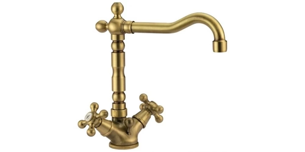 Maišytuvas praustuvui Fiore MARGOT, sendinta bronza,26ZZ0625