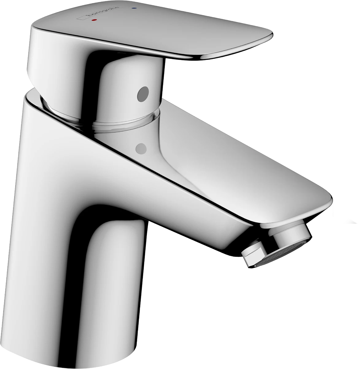 Maišytuvas praustuvui Hansgrohe Logis 70 su dugno vožtuvu, chromas, 71070000