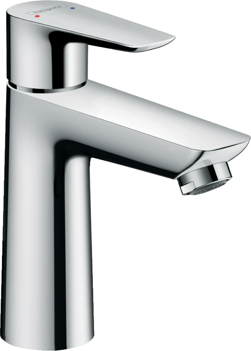 Maišytuvas praustuvui Hansgrohe Talis E 110 su dugno vožtuvu, chromas, 71710000