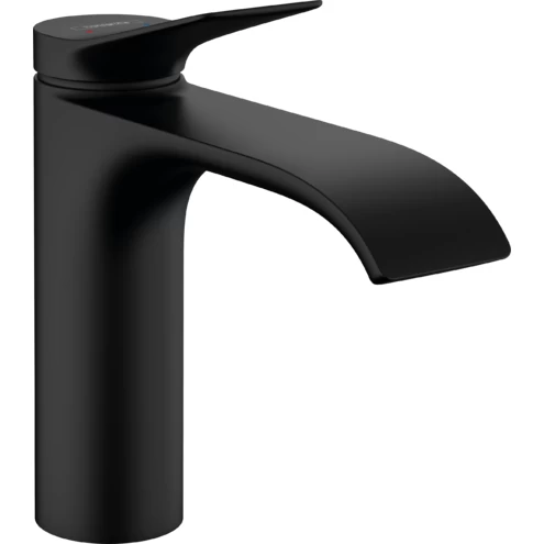 Maišytuvas praustuvui Hansgrohe Vivenis 110 su dugno vožtuvu, matinis juodas, 75020670 Maišytuvas praustuvui Hansgrohe Vivenis 110 su dugno vožtuvu, matinis juodas, 75020670