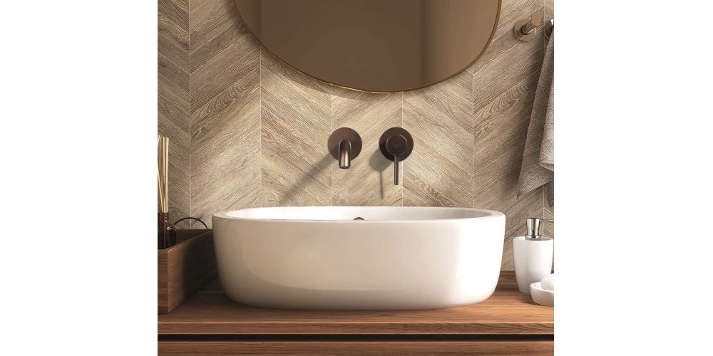 Maišytuvas praustuvui iš sienos Fiore Primavera, Terra di Siena spalvos, 444TS9523