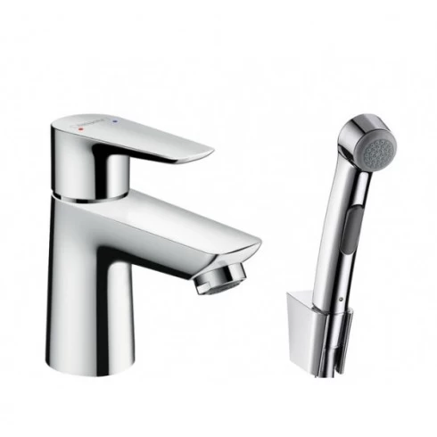 Maišytuvas praustuvui su bide dušeliu Hansgrohe Talis E, chromas 71729000