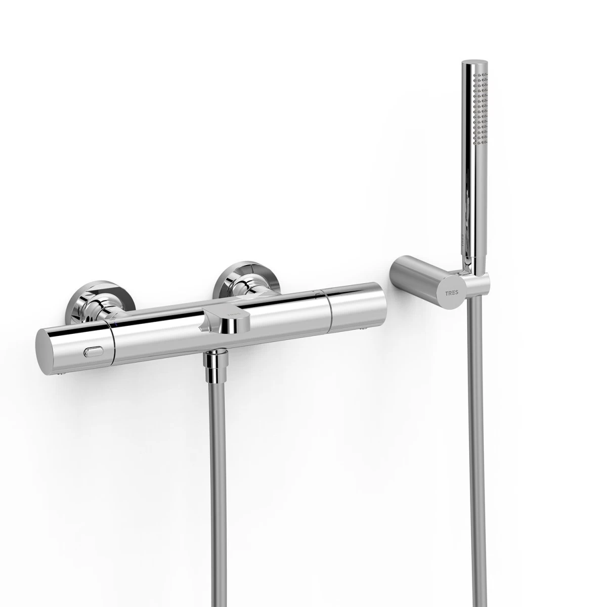 Maišytuvas voniai termostatinis su dušo k-tu TRES OVER-WALL, chromas 19017429