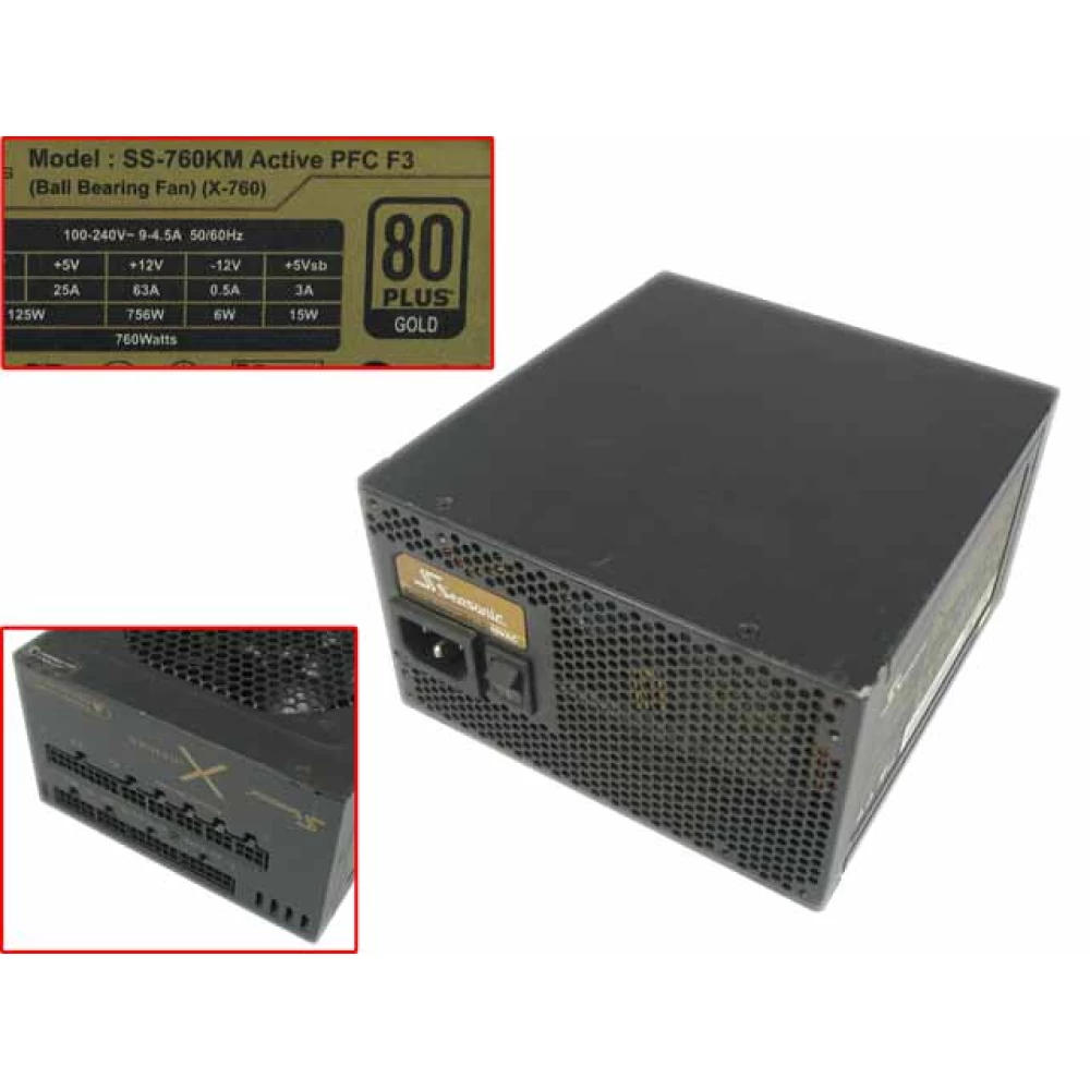 Maitinimo blokas Seasonic x-series SS-760KM ACTIVE PFC F3 760W (268) (Ekspozicinė prekė)