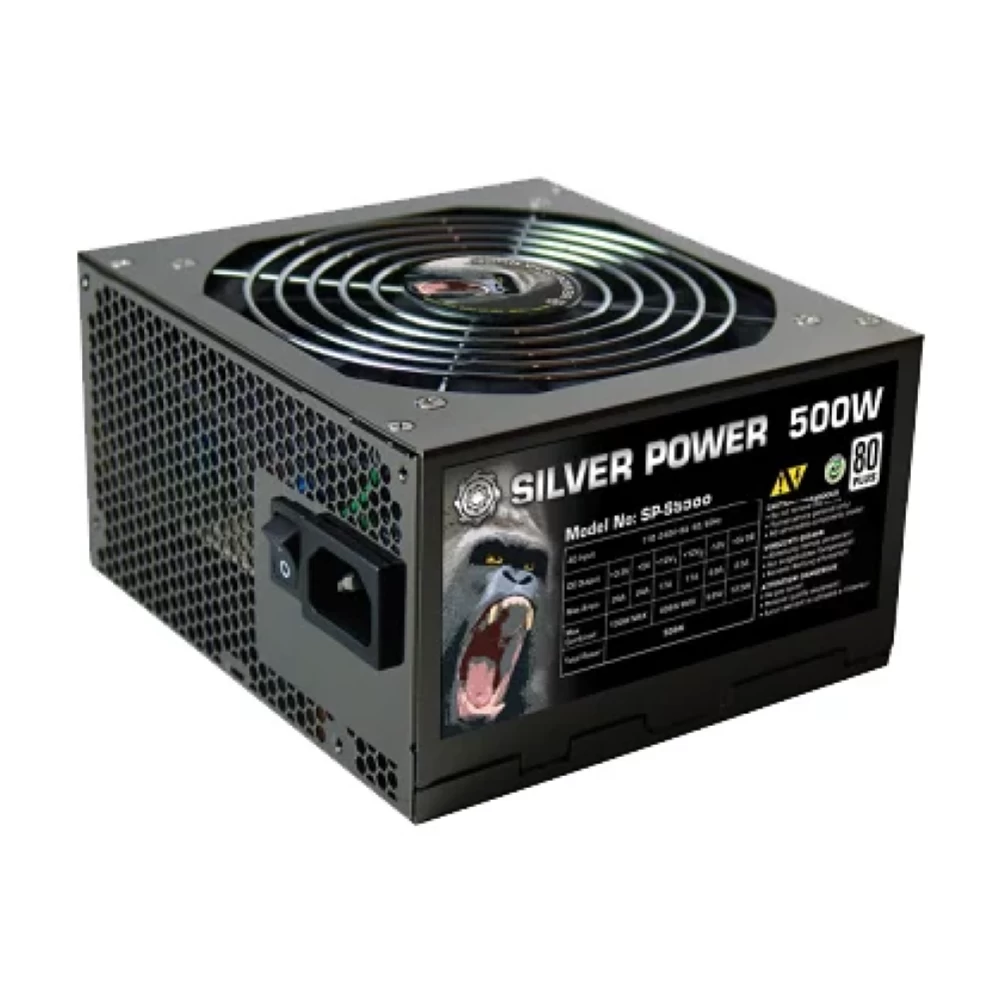 Maitinimo Blokas Silver Power SP-SS500 500W, (14) (Ekspozicinė prekė)