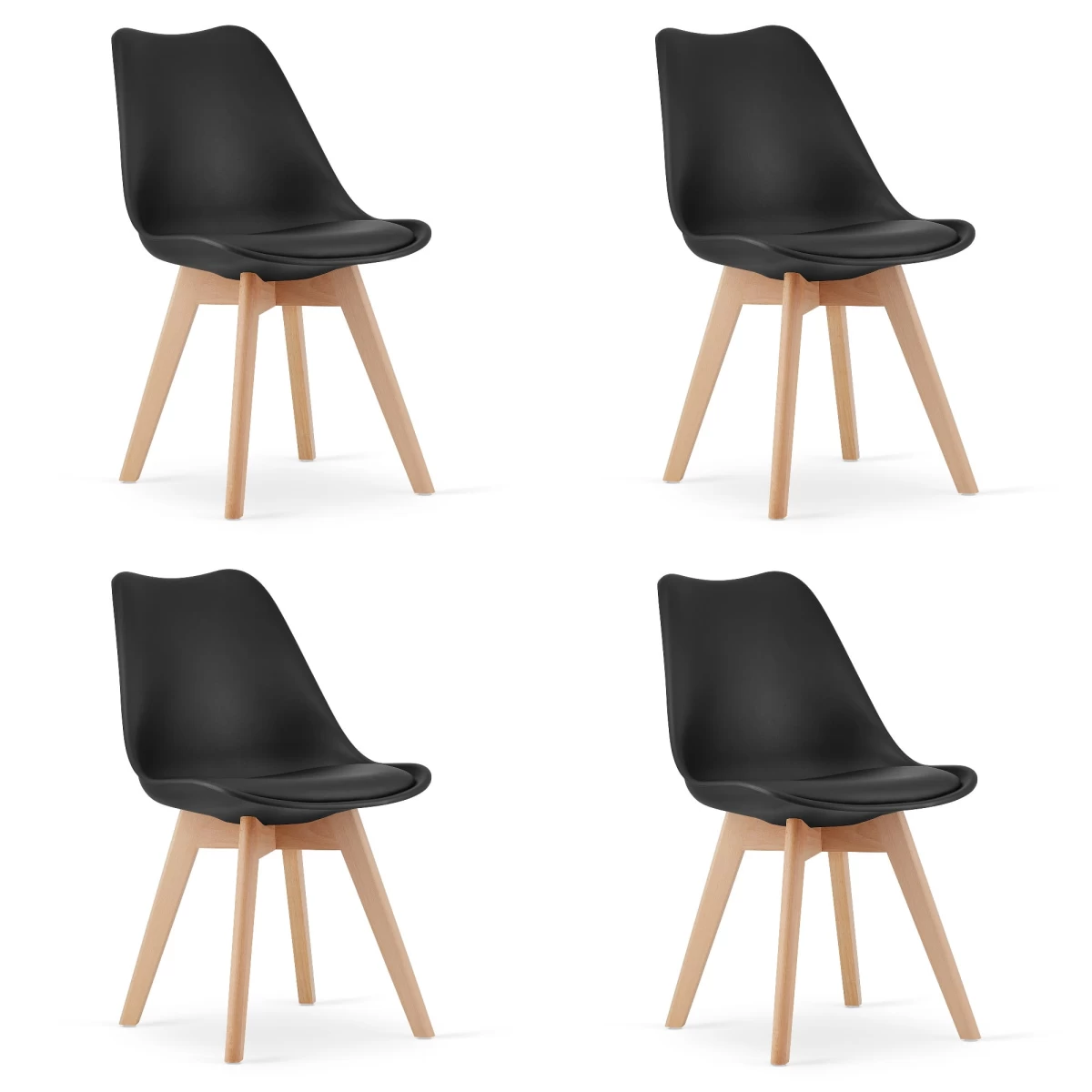 Mark Kėdė Juoda X 4