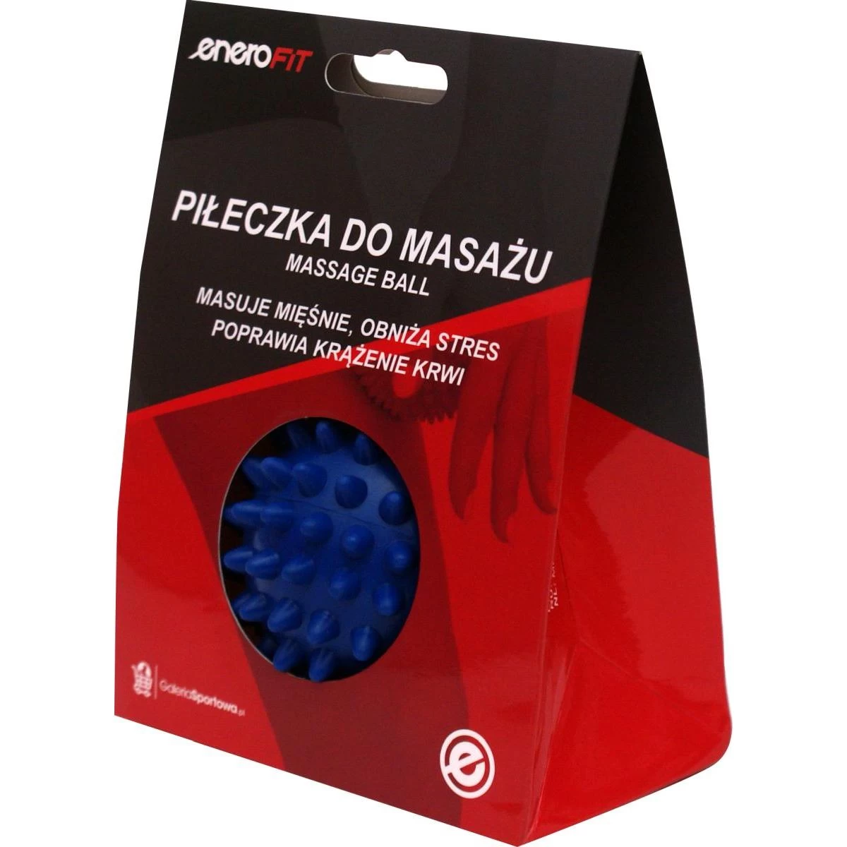 Masažinis Kamuoliukas 7cm Mėlynas Minkštas Enero Fit