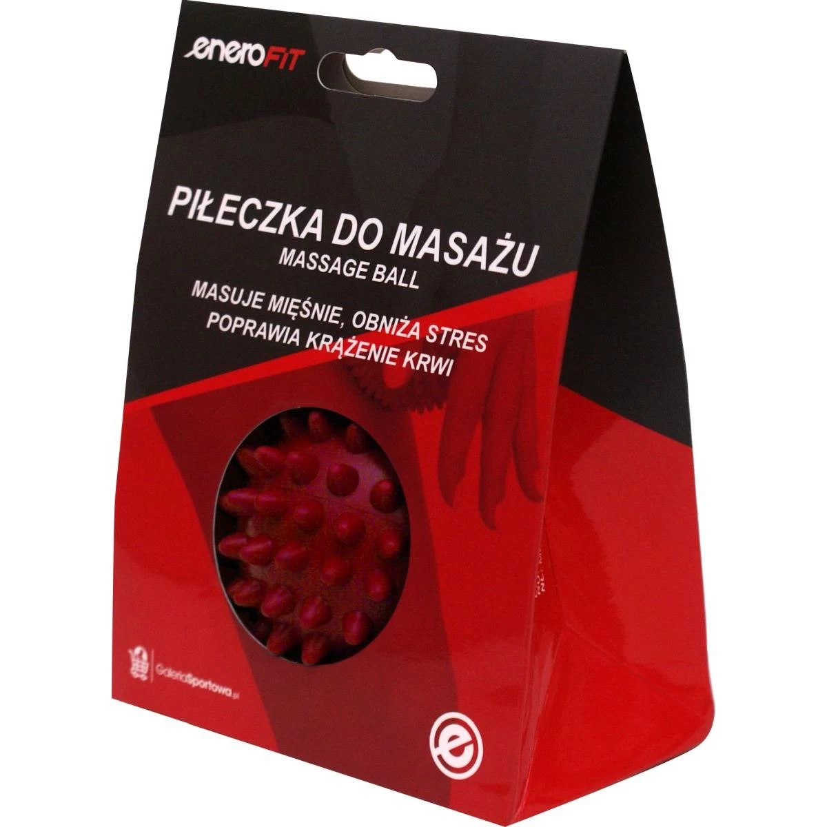 Masažo Kamuolys 7 Cm Raudonas Vidutinis Enero Fit