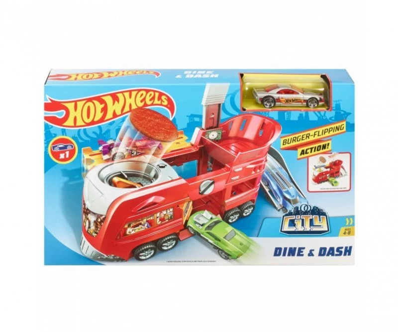 Mattel Fjn39 Hot Wheels Freeway Restaurant