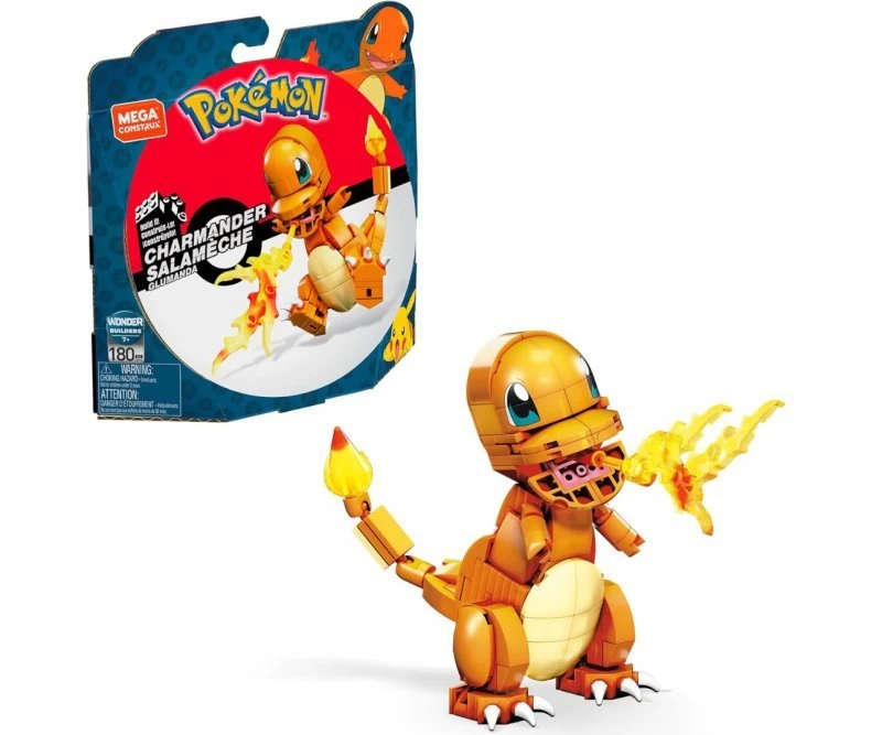 Mattel Gky96 Statybinis Blokas Mega Pokemon Charmander