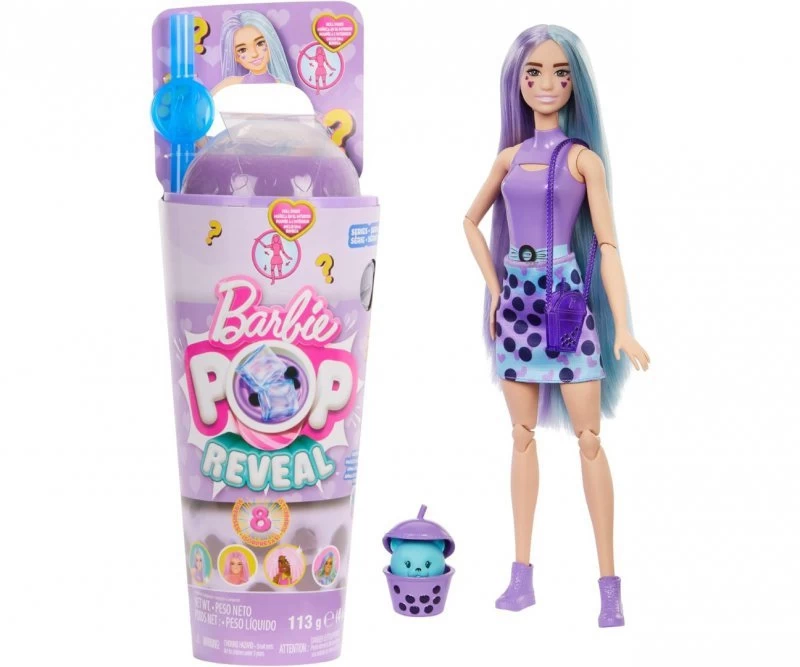 Mattel Htj19 Barbie Pop Reveal Bubble Tea Milk Taro